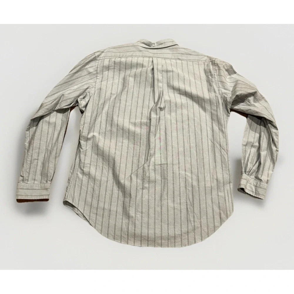 Vintage Polo Ralph Lauren Chambray Yarmouth Oxford Shirt L Cotton OCBD Ivy 90s